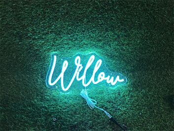 Willow LED-Neonschild Wohnzimmer Schlafzimmer