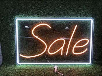 SALE LED Neonschild für Schaufenster und Einzelhandel