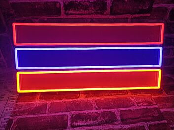 Flagge von Armenien LED-Neonschild für Bar und Restaurant
