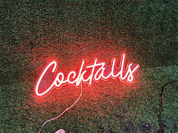 Cocktails LED-Neonschild für Bar und Club