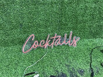Cocktails LED-Neonschild für Bar und Club