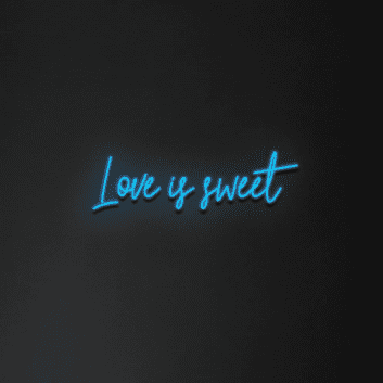 Love is sweet LED-Neonschild für Hochzeit und Café