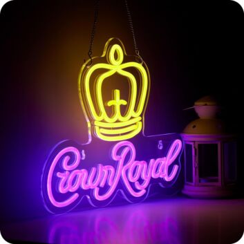 Crown Royal LED-Neonschild für Bar Club