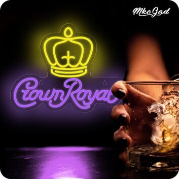 Crown Royal LED-Neonschild für Bar Club