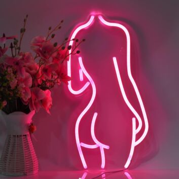 Abstrakte Frauenkörper Silhouette LED-Neonschild Wohnzimmer Schlafzimmer