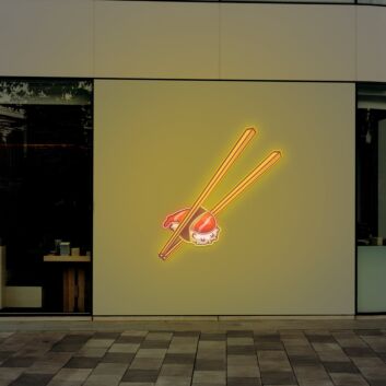 Brighten Your Sushi Bar and Enhance Your Dining Experience with the Sushi UV Light Neon Artwork Ensuring Freshness and Vibrant Display
