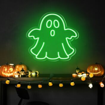 Geist LED-Neonschild für Halloween Party