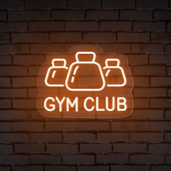 GYM CLUB LED-Neonschild für Fitnessstudio Sportclub