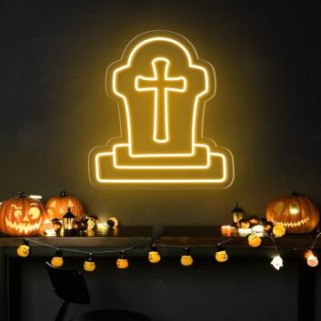 Spookify Your Space: The Halloween Coffin Neon Sign Perfect for Home Decor, Haunted Houses, and Halloween Celebrations