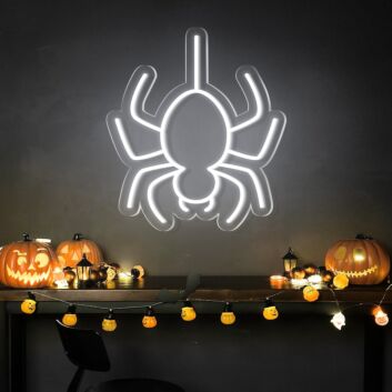 Spinne LED-Neonschild für Halloween Party
