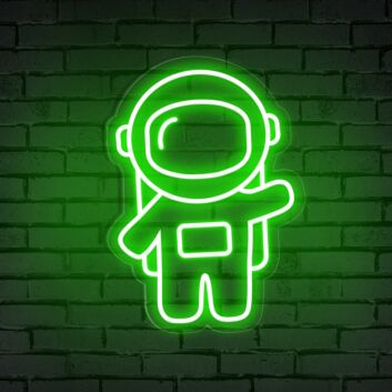 Astronaut Figur LED-Neonschild Gaming Zimmer