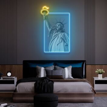 Statue of Liberty LED-Neonschild für Wohnzimmer Büro