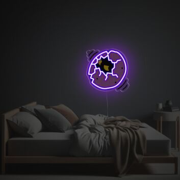 zerbrochener Keks LED-Neonschild Schlafzimmer Wohnzimmer