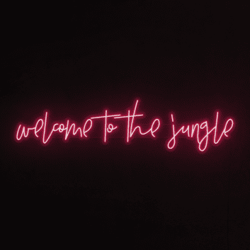welcome to the jungle LED-Neonschild für Bar Club
