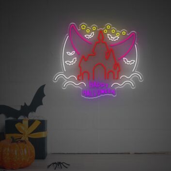 HAPPY HALLOWEEN LED-Neonschild für Halloween Party