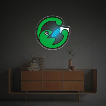 Trinkwasser Symbol LED-Neonschild mit UV-Druck Küche Bar