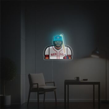 RED SOX LED-Neonschild mit UV-Druck für Sportbar und Wohnzimmer