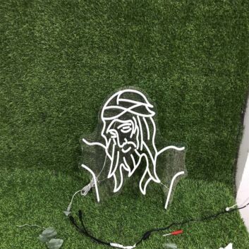 Gesicht mit Turban LED-Neonschild Wohnzimmer Bar