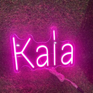 Kaia LED-Neonschild Wohnzimmer Schlafzimmer