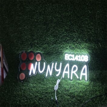 NUNYARA EC14108 LED-Neonschild für Laden und Veranstaltung