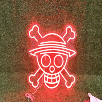 One-Piece-Strohhut-Emblem LED-Neonschild