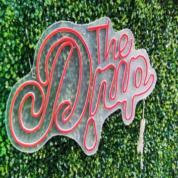 The Drip LED-Neonschild für Cafe Bar