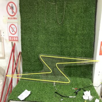 Blitzsymbol LED-Neonschild Wohnzimmer Bar