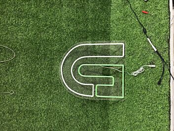 Buchstabe F LED-Neonschild für Büro und Laden