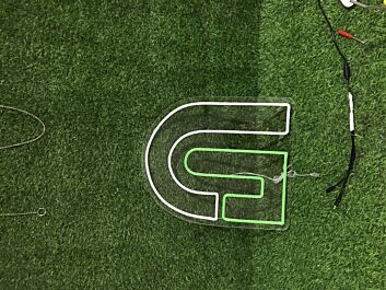 Buchstabe F LED-Neonschild für Büro und Laden