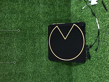 Pac-Man Symbol LED-Neonschild für Gamingzimmer Spielhalle