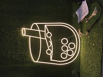 Bubble Tea Becher LED-Neonschild für Café und Takeaway