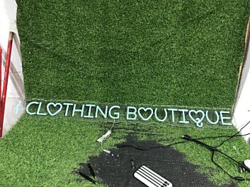 CLOTHING BOUTIQUE LED-Neonschild für Modegeschäft Boutique