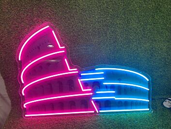 Kolosseum LED-Neonschild Wohnzimmer Bar