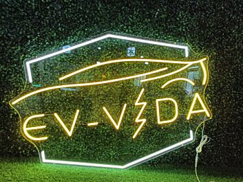 EV-VIDA LED-Neonschild für Autohaus Werkstatt
