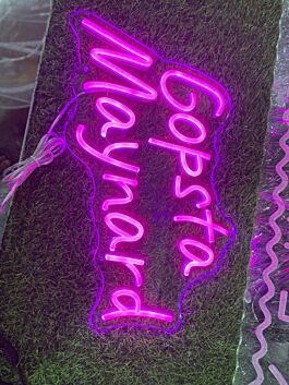 Add a Vibrant Touch to Your Bar, Wedding, and Home Decor with Gopsta Magoo Pink LED Neon Sign.