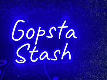 Gopsta Stash LED-Neonschild für Bar Club