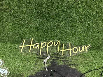 Happy Hour LED-Neonschild für Bar und Restaurant