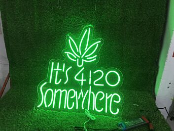 It&#039;s 4:20 Somewhere LED-Neonschild für Bar Club