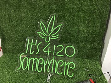 It's 4:20 Somewhere LED-Neonschild für Bar Club