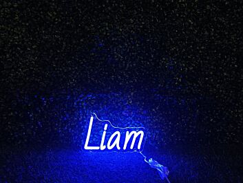 Liam LED-Neonschild für Kinderzimmer Wohnzimmer