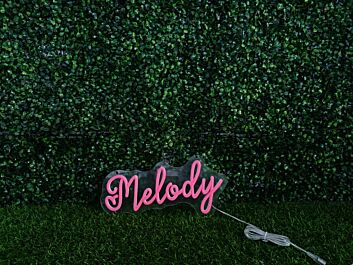 Melody LED-Neonschild Wohnzimmer Musikstudio