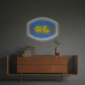 HOROSCOPE READINGS LED-Neonschild für Astrologie Studio