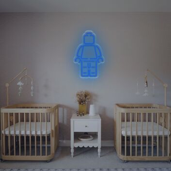 LED Neonschild Figurenmotiv moderne Wanddekoration fürs Kinderzimmer