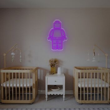 LED Neonschild Figurenmotiv moderne Wanddekoration fürs Kinderzimmer