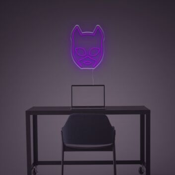 Catwoman-Maske LED-Neonschild