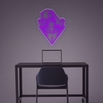 Elevate your game room or bar ambiance with the unique Deadpool LED Neon Sign.