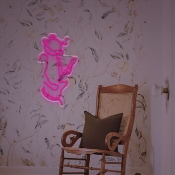 Elevate Your Music Studio or Bar Ambiance with the Guitarist With Planet LED Neon Sign.