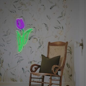 Tulpe LED-Neonschild Wohnzimmer Schlafzimmer