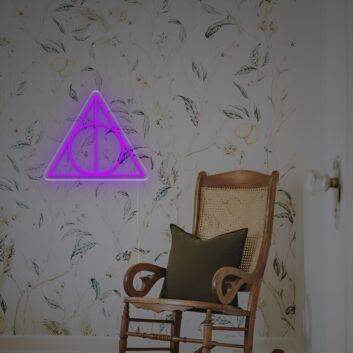 Dreieck mit Kreis und Linie LED-Neonschild Wohnzimmer Schlafzimmer