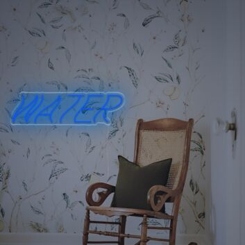 WATER LED-Neonschild Wohnzimmer Bar